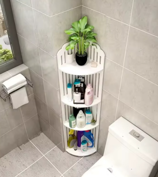 Organizador de Esquina para Suministros de Baño
