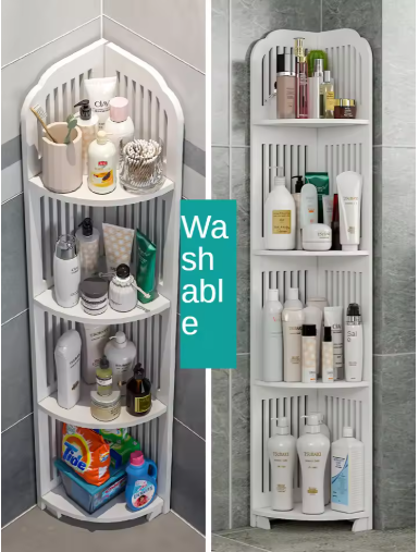 Organizador de Esquina para Suministros de Baño
