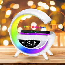 LAMPARA G RGB CARGA INALAMBRICO Y DESPERTADOR