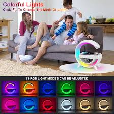 LAMPARA G RGB CARGA INALAMBRICO Y DESPERTADOR