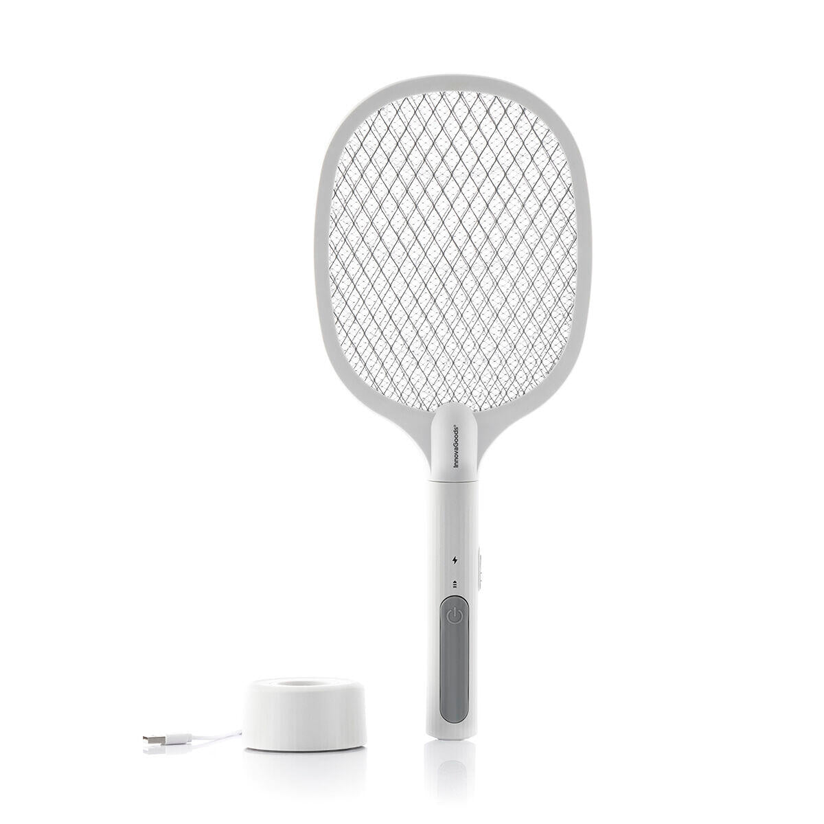 Raqueta Matainsectos Recargable con Luz UV 2 en 1 KL Rak InnovaGoods