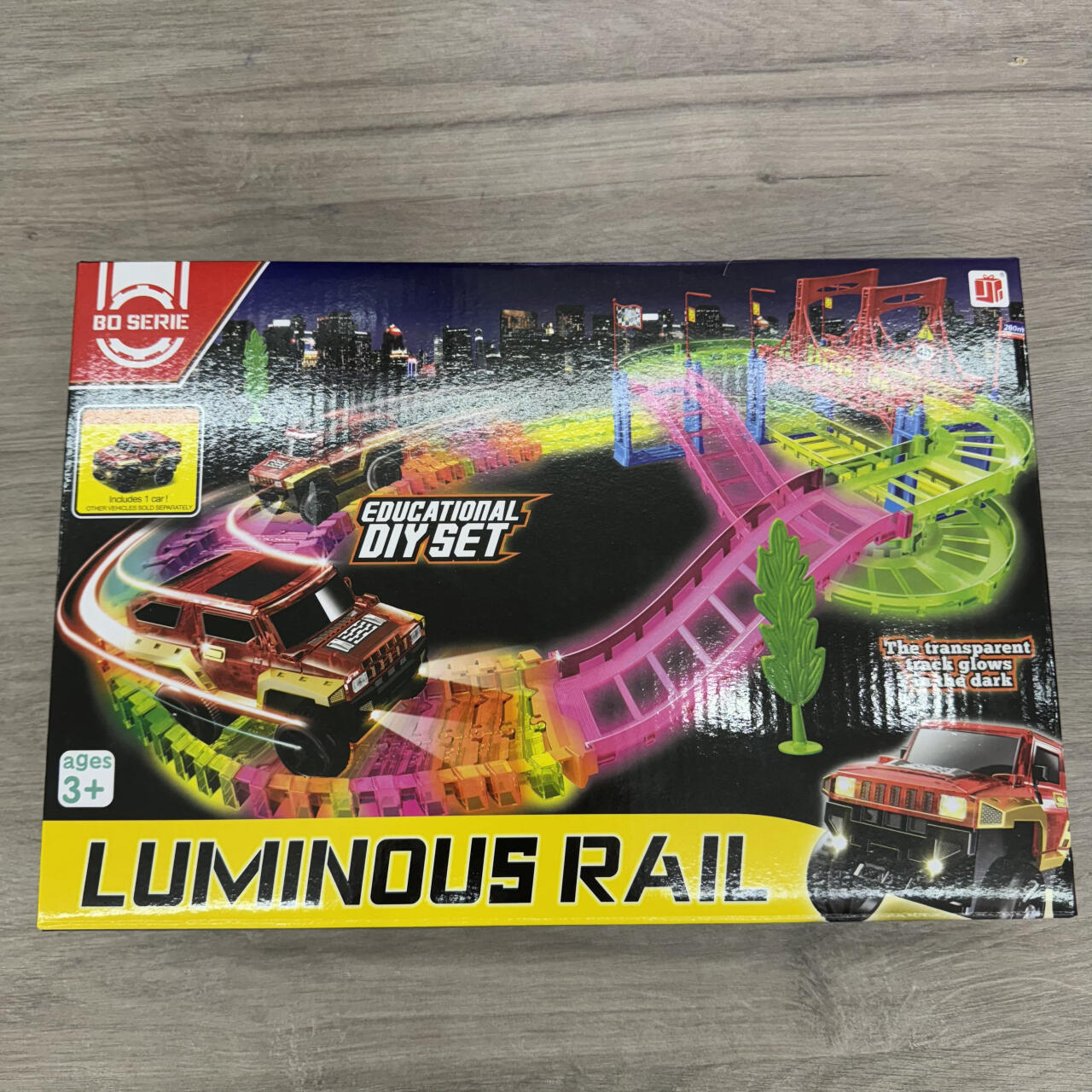 Circuito carrera coches Luminoso